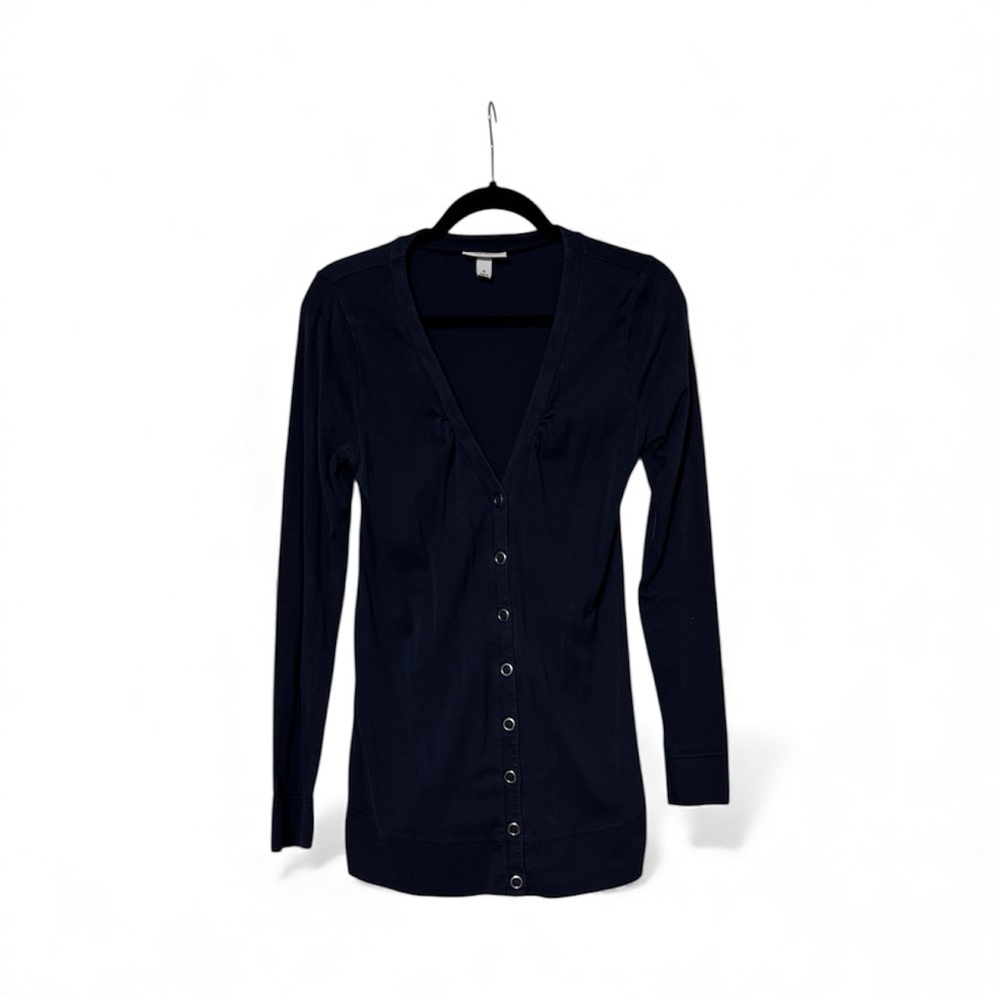 Liz Lange Deep Blue Maternity Top